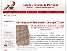 Tablet Screenshot of forumolimpico.org